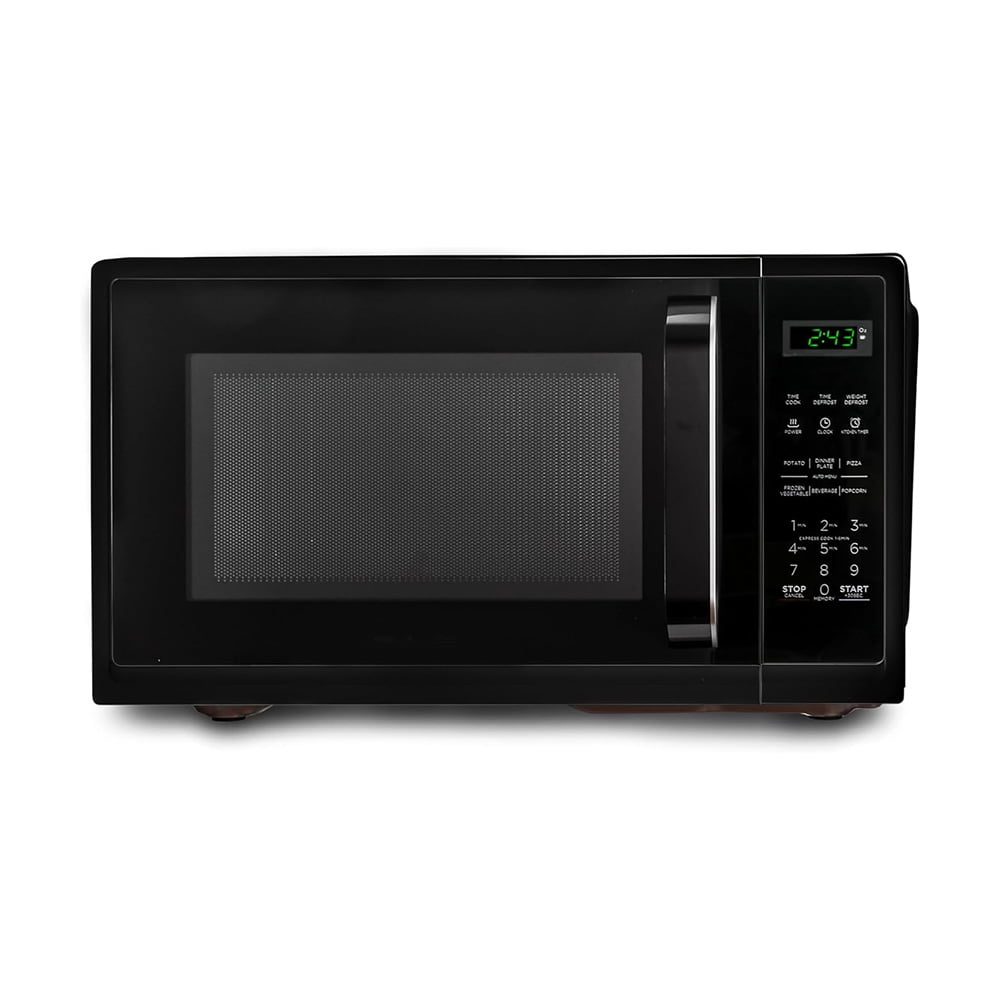 0.9 Cu.Ft Microwave Oven w/10 Power Levels & Pull Handle, Digital Display, Black