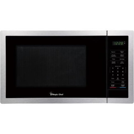 0.9 cu. ft. 900W Countertop Digital Touch Microwave - Silver