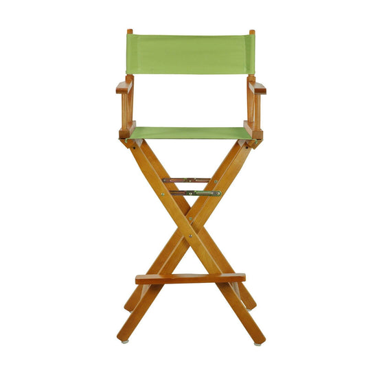 '30' Director's Chair Honey Oak Frame-Lime Green Canvas'