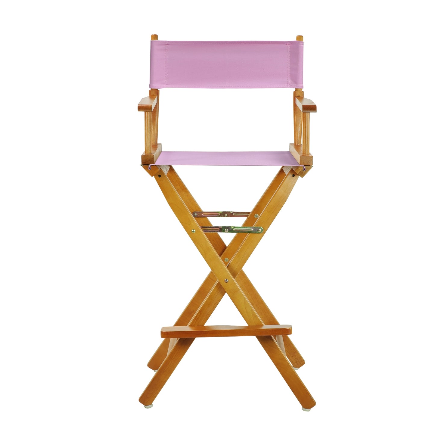 '30' Director's Chair Honey Oak Frame-Pink Canvas'