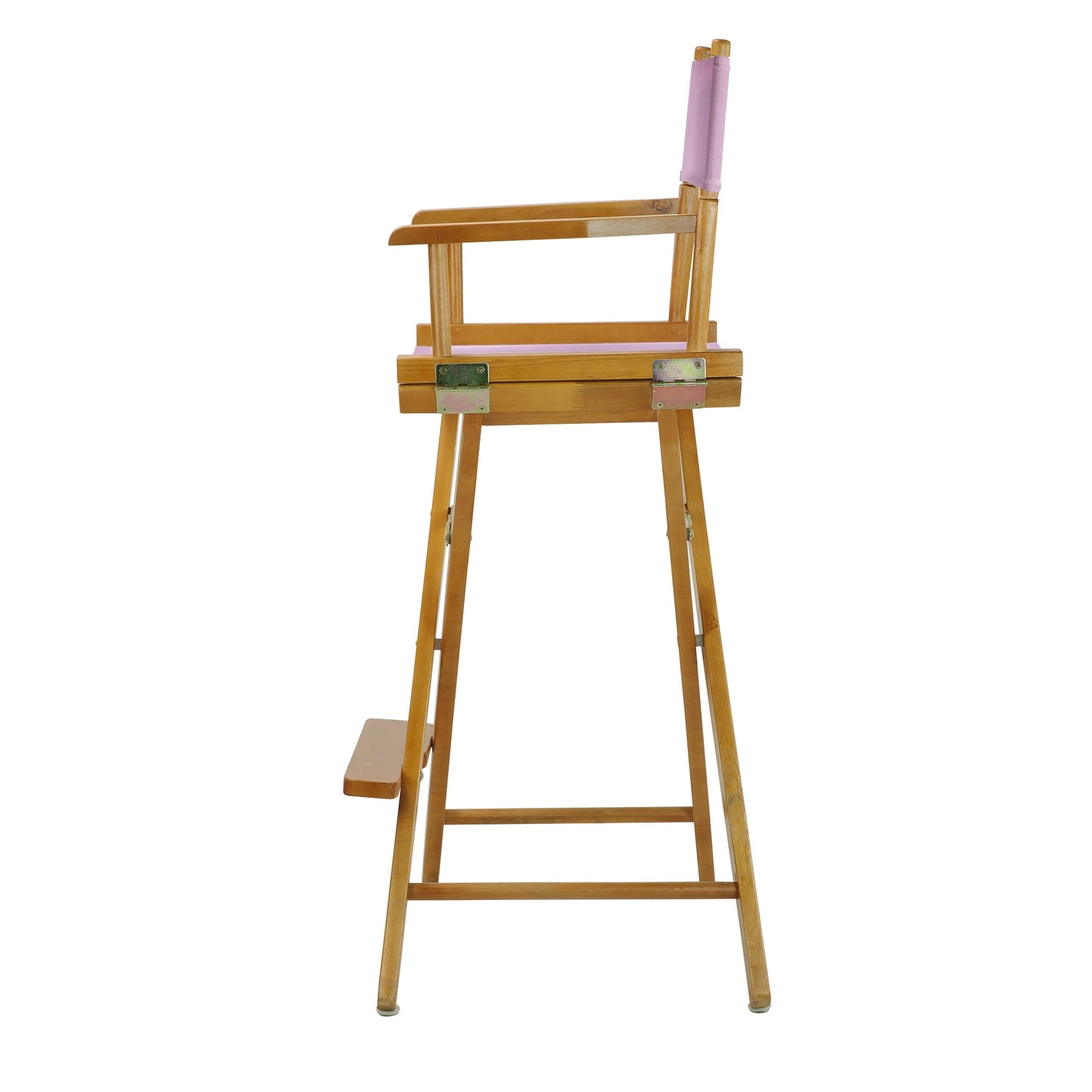 '30' Director's Chair Honey Oak Frame-Pink Canvas'